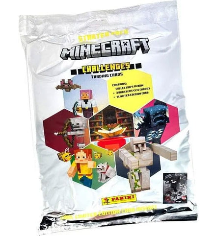 Minecraft - Pack de inicio de tarjetas coleccionables de desafíos *Versión alemana* Panini