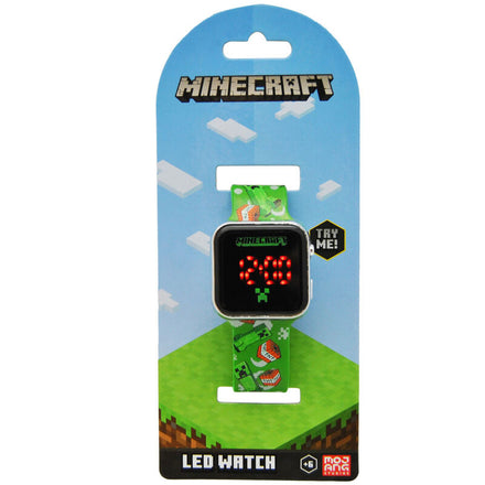 Reloj digital de Minecraft