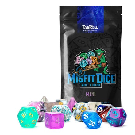 Set de dados de error, paquete ciego, expositor mini de 2 unidades, Fanroll
