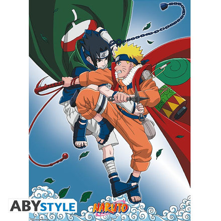 ABYSTYLE NARUTO - PÓSTER " Naruto vs Sasuke " (52x38Cm)