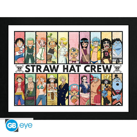 One Piece - Framed Print "Past & Present" (30x40)