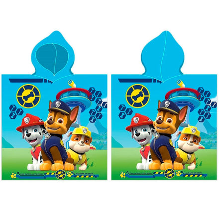 Paw Patrol Microfibre Poncho Asciugamano Nickelodeon