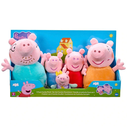 Peppa Pig Peluche Figuras Pack de 5 Character Options