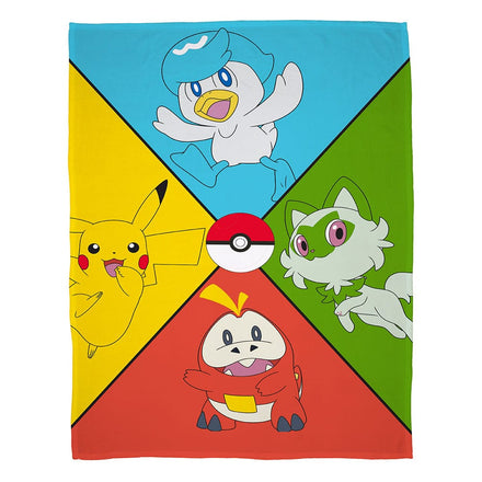 Manta Pokémon 4 colores 130 x 170 cm Herding