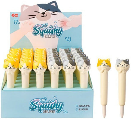 Bolígrafo 3D Gato Squishy 1 ud. Surtido