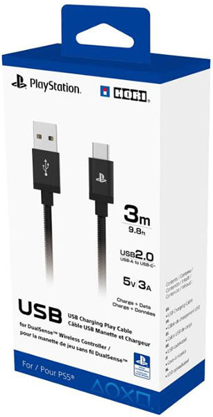 Hori Ps5 Cavo Di Ricarica Da Usb - A A Usb - C 3m