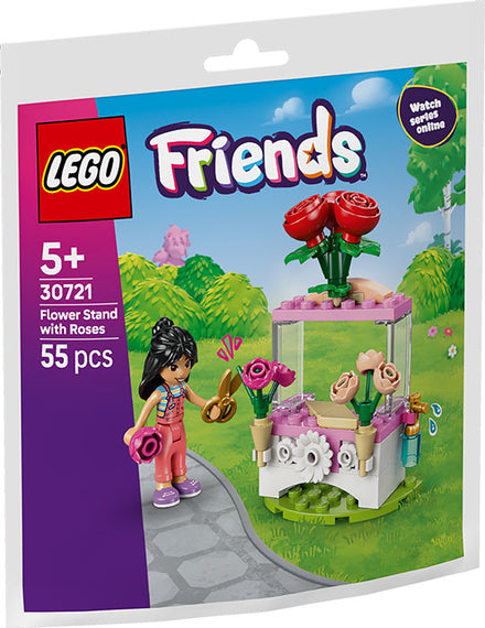 30721 Polybag Bancarella Di Fiori Con Rose