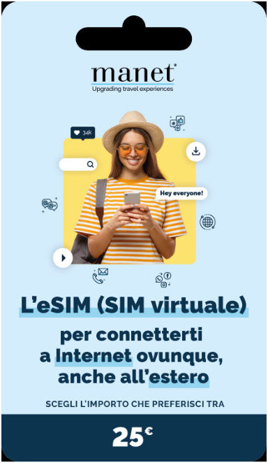E-Sim Travel Manet 25 Euro
