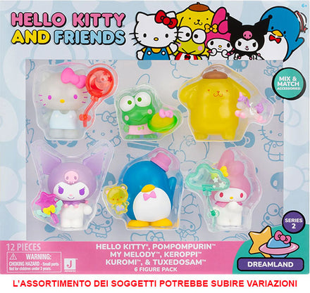 Hello Kitty and Friends Dreamland Series 2 6-Figure Pack