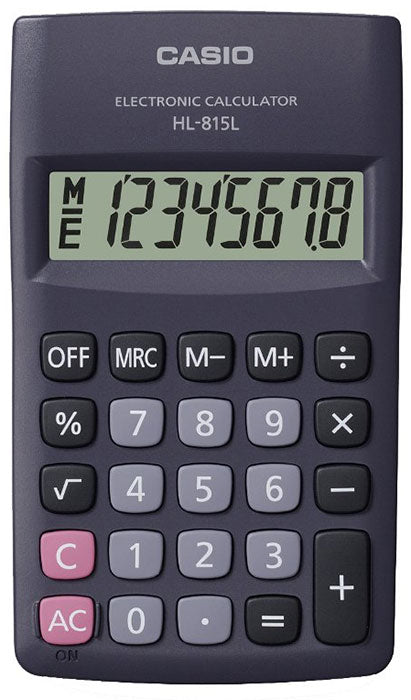 Calculadora sencilla de 8 dígitos