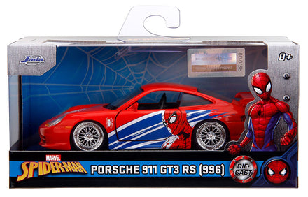 Jada Spider - Man Porsche 911 Gt3 Rs Scala 1: 32