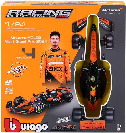 McLaren MCL38 2024 Model Kit 1:24 Scale