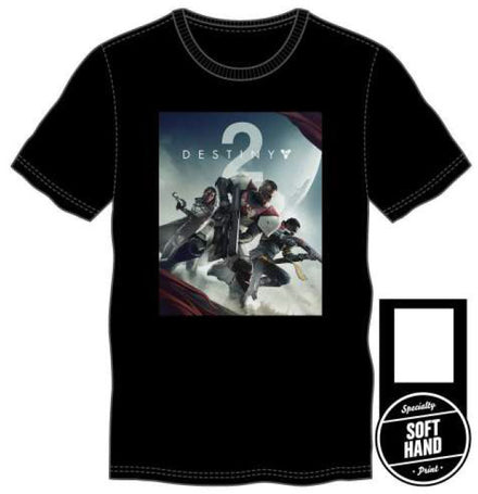 T - Shirt Destiny 2 Nera Con Logo Xxl