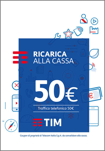 Pin Tim Ricarica 50 Euro