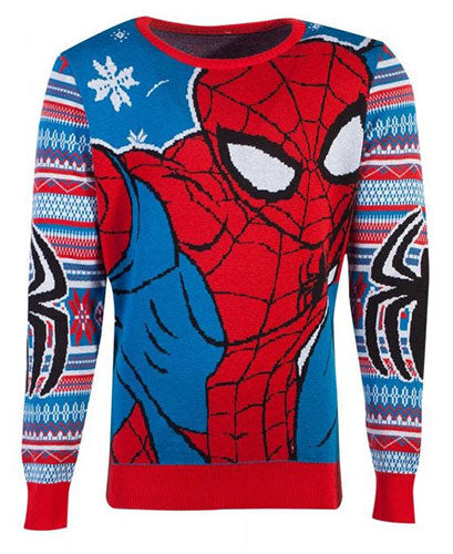 Jersey de Navidad de Spider-Man L