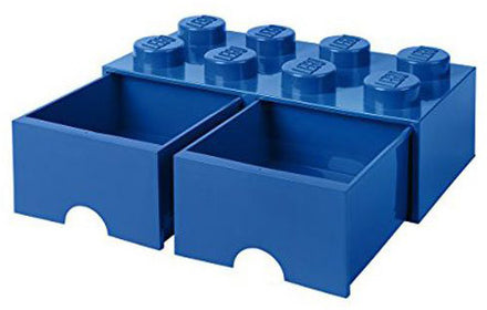 Contenitore Lego Brick 8 Cassetto Blu