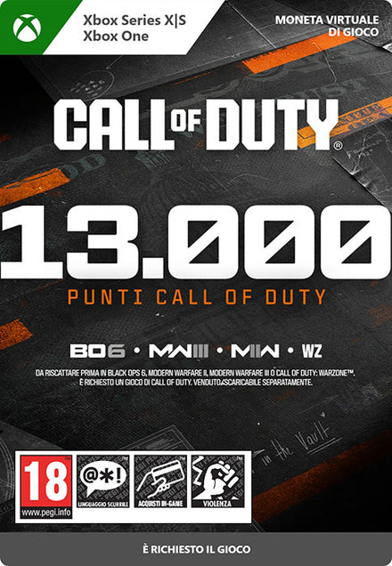 Call Of Duty - Pin de 13.000 Puntos
