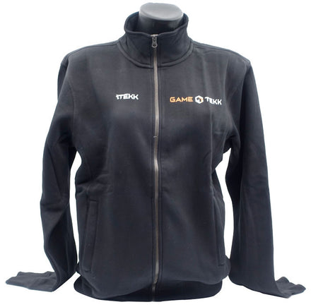 Sudadera con cremallera negra Gametekk Hombre M