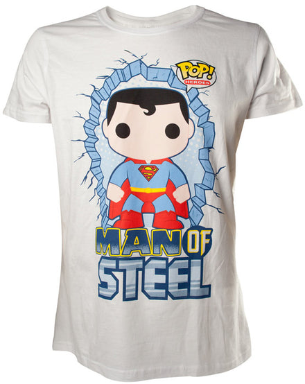 T - Shirt Superman Funko Bianco L