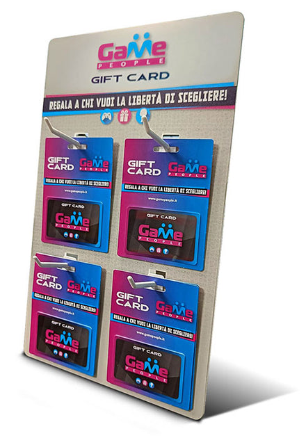 Gamepeople Gift Card Counter Display