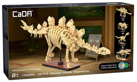 Caja de fósiles de dinosaurio - Stegosaurus - 297 piezas
