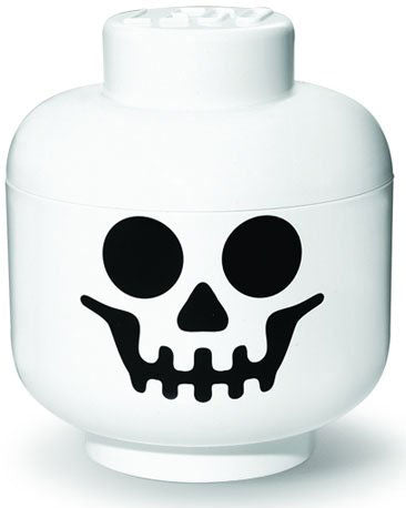 Contenedor Lego Cabeza Esqueleto Pequeña