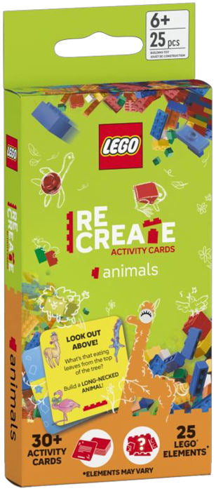 Tarjetas de actividades Lego Recreate Animales