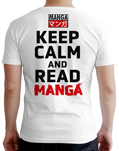 Camiseta Keep Calm Read Manga XL