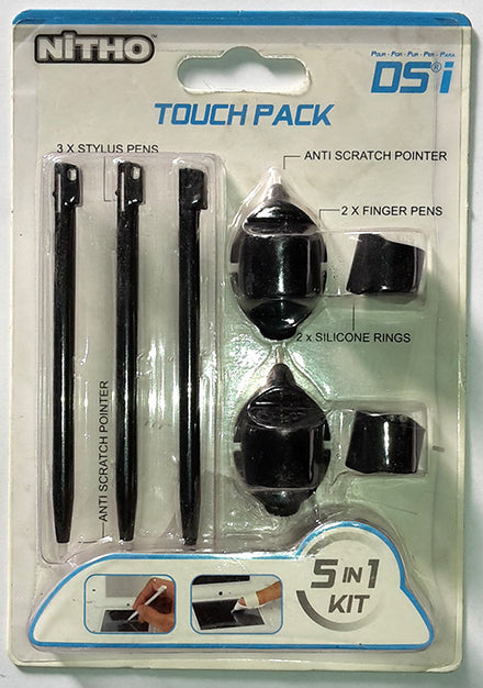 Kit 5 en 1 Touch Pack para DS Lite Negro Nitho