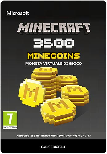 Microsoft Minecraft Minecoins 3500 Monedas PIN