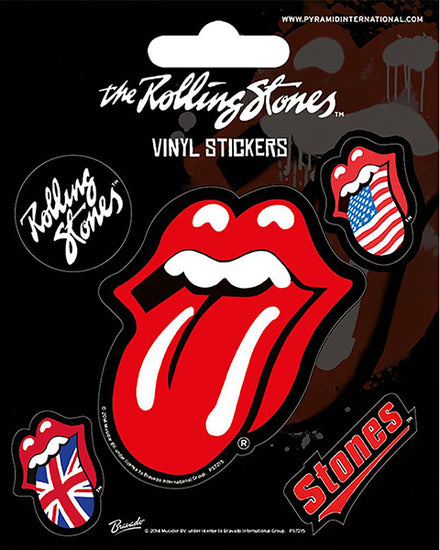 Pegatinas de los labios de The Rolling Stones