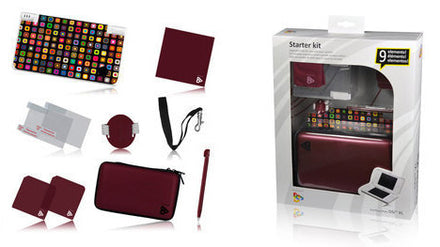 Kit 9 in 1 Rosso 3DSXL DSIXL