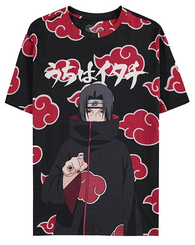 T - Shirt Deluxe Naruto Shippuden Itachi Clouds L