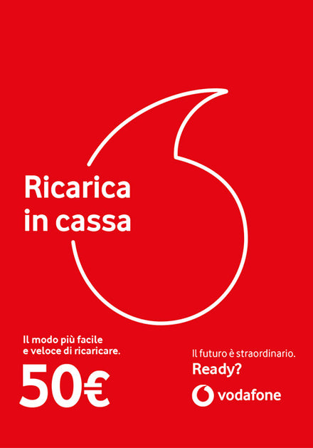 Vodafone Top-up PIN 50 Euros