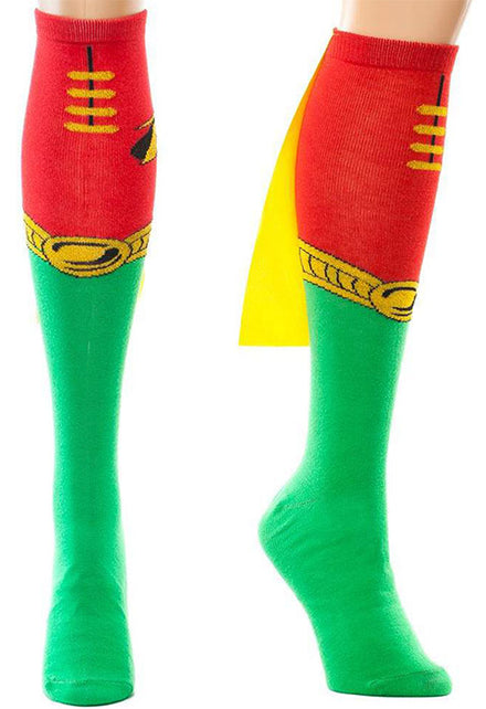 Dc Comics Robin Cape Socks