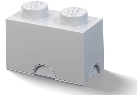 Lego Brick 2 Storage Box Gray