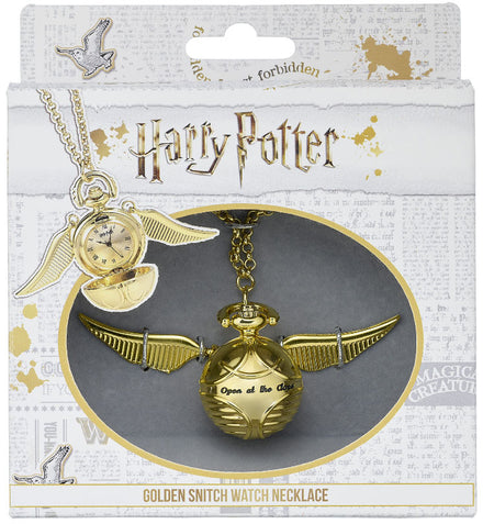 Collana Orologio Harry Potter Boccino D'oro