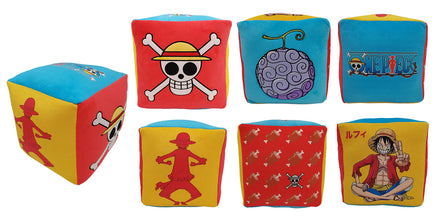 One Piece Monkey D. Luffy Cube Plush 25x25cm