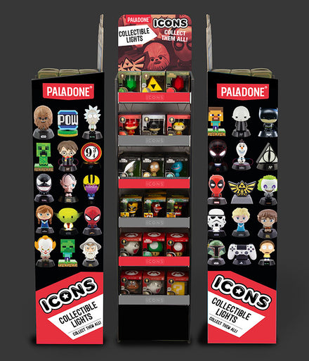 Espositore Da Terra Paladone Lampade Icons
