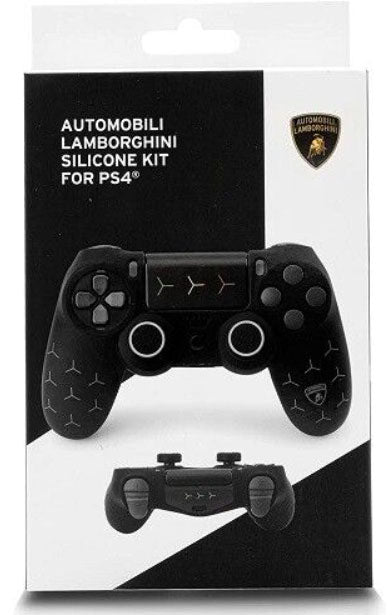 Skin para mando de PS4 Lamborghini + Gomas negras