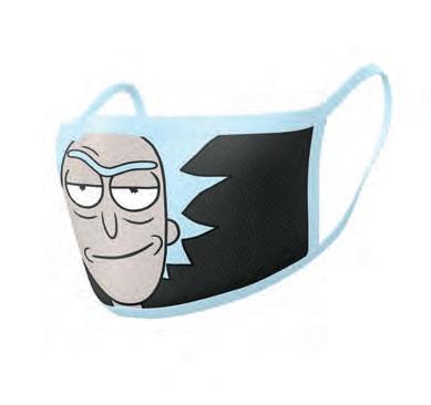 Rick E Morty Face Masks 2-pack Rick Pyramid International