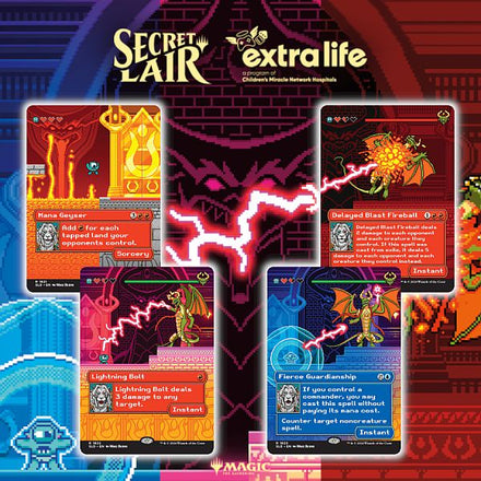 Secret Lair Pixel Perfect: Extra Life 2024 - Rainbow Foil Edition