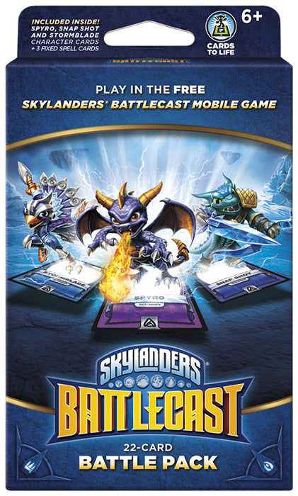 SKYLANDERS BATTLECAST - PAQUETE DE BATALLA DE CARTAS DE JUEGO/COLECCIÓN