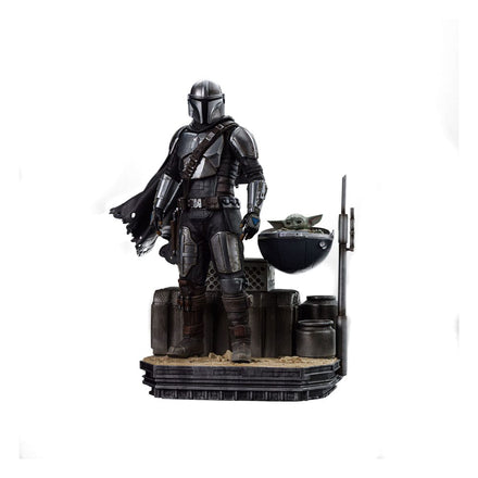 Star Wars The Mandalorian 1/10 Scale Statue Din Djarin & Din Grogu 21 cm Iron Studios