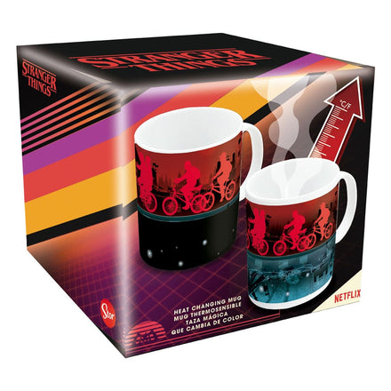 Taza Stranger Things con cambio de calor Upside Down 325 ml Stor