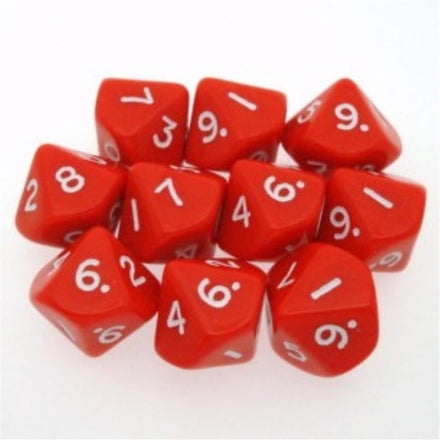 26204 Red Opaque Dice