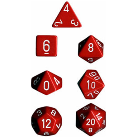 25404 Dados opacos rojos