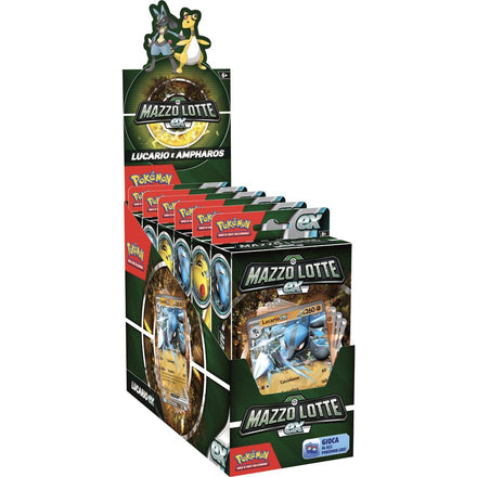 Display 6x Pokémon - EX Battle Deck Lucario/Ampharos (IT)