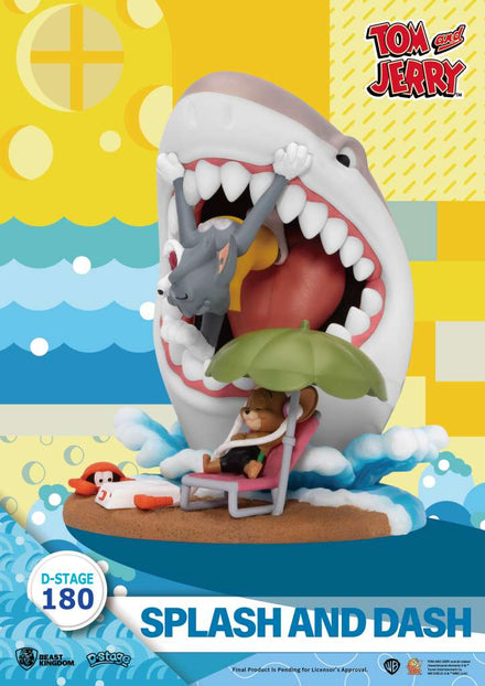 TOM & JERRY SPLASH & DASH D-STAGE Beast Kingdom Figure