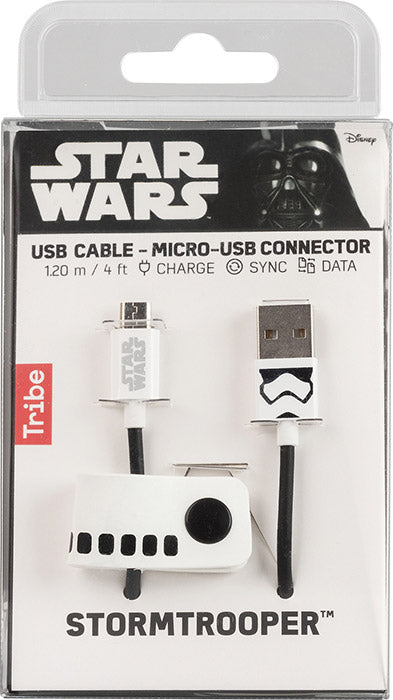 CABLE MICRO USB TRIBE 1,2M STORMTROOPER CABLES - MÓVIL/TABLET